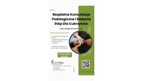 Bezpłatne Konsultacje Podologiczne i Badania Stóp dla Cukrzyków w listopadzie