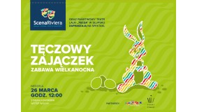 Interaktywny spektakl dla dzieci „Tęczowy Zajączek. Zabawa wielkanocna” w CH RIVIERA 26 marca!